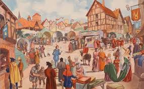 Mercado de flores élficas · Bloemenmarkt